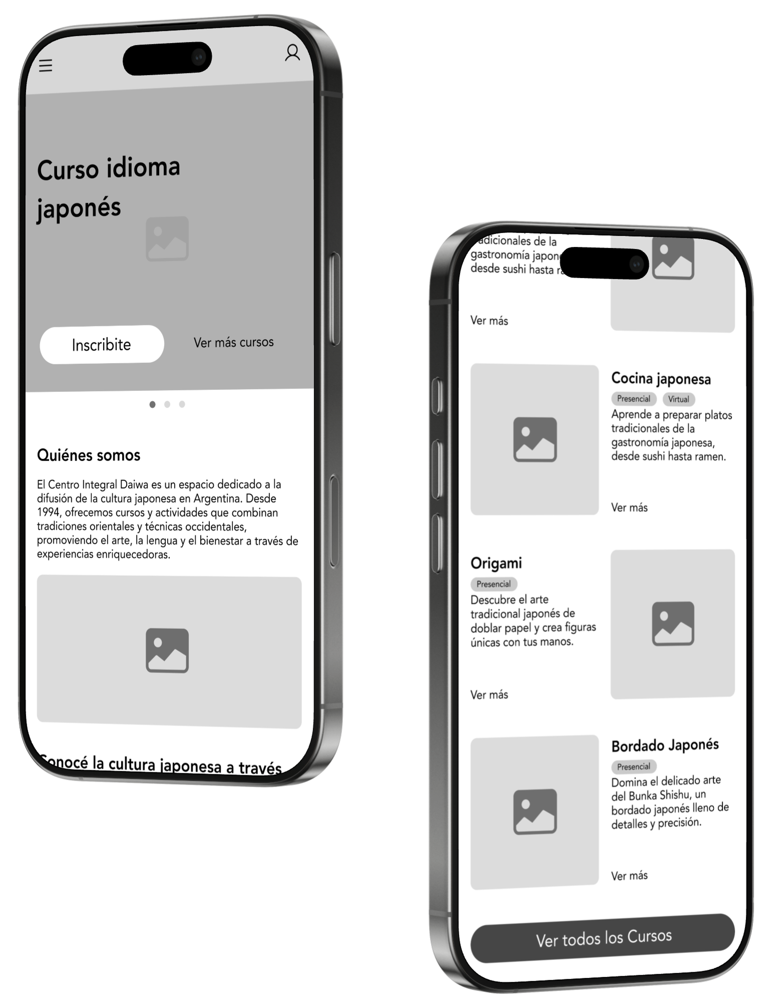Daiwa website mockup